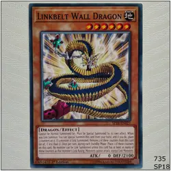Linkbelt Wall Dragon - SP18-EN027 - Common 1st Edition Yugioh - Image 1