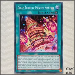 Dream Tower of Princess Nemleria - CYAC-EN059 - Common 1st Edition Yugioh - Image 1