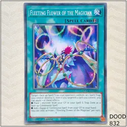 Fleeting Flower of the Magician - DOOD-EN089 - Common 1st Edition Yugioh - Image 1