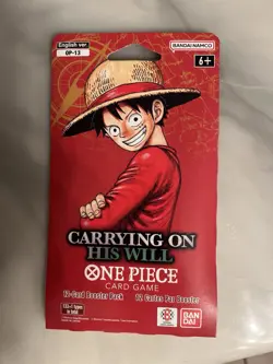 One Piece OP-13 Carrying On His Will Sleeved Booster Pack Lot x5 English Sealed - Image 3