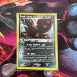 Dark Octillery 8/109 Rare Holo - LP - Team Rocket Returns Pokemon Card - Image 1