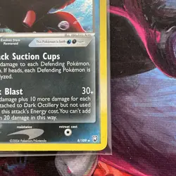 Dark Octillery 8/109 Rare Holo - LP - Team Rocket Returns Pokemon Card - Image 3