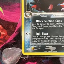 Dark Octillery 8/109 Rare Holo - LP - Team Rocket Returns Pokemon Card - Image 4