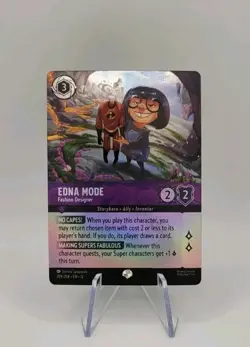Disney Lorcana TCG: Edna Mode 209/204 Wilds Unknown - Epic - NM - Image 1