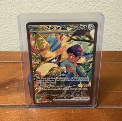 Pokemon Hop's Zacian ex 186/159 SV09 Journey Together Full Art Holo EN - Image 1