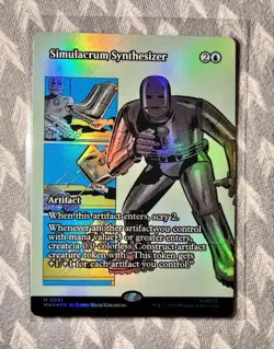 Simulacrum Synthesizer (Borderless) Marvel Universe Eternal-Legal Foil - Image 1