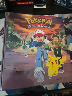 Vintage 1999 Plymouth 3 Ring Card Binder Nintendo Pokemon Pikachu Ash 41365040775 - Image 1