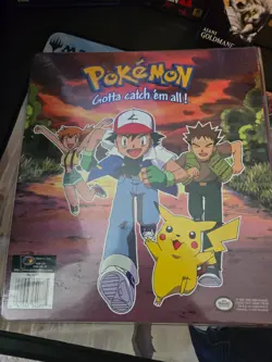 Vintage 1999 Plymouth 3 Ring Card Binder Nintendo Pokemon Pikachu Ash 41365040775 - Image 3