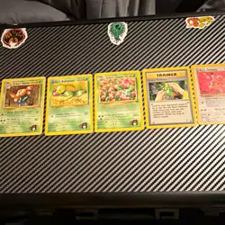 Pokemon TCG Gym Heroes Erika's Lot 5 Cards Gloom Bellsprout Ivysaur 2000 ENG - Image 1