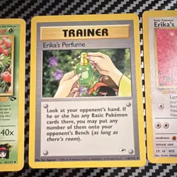 Pokemon TCG Gym Heroes Erika's Lot 5 Cards Gloom Bellsprout Ivysaur 2000 ENG - Image 5