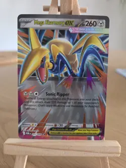 Mega Skarmory EX 055/088 Perfect Order Holo Pokemon TCG Card English - Image 1