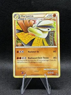 Pokemon TCG Hariyama 14/90 Rare Undaunted LP - Image 1