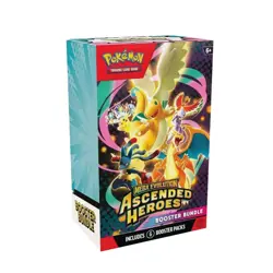 Pokemon TCG Ascended Heroes Mega Evolution Booster Bundle Factory Sealed 6 Packs - Image 1