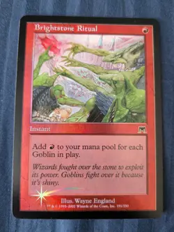 Brightstone Ritual - FOIL - Onslaught - MTG - Magic the Gathering - Image 1
