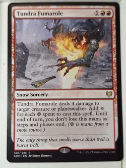 Tundra Fumarole - Kaldheim - Magic the Gathering MTG Nice! - Image 1