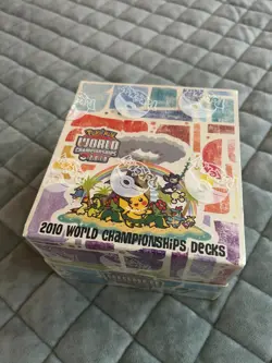 2010 Pokemon TCG World Championship Decks, 8 Deck Display Case - New, Factory Se - Image 1