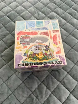 2010 Pokemon TCG World Championship Decks, 8 Deck Display Case - New, Factory Se - Image 2