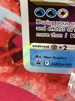 Glaceon VSTAR SWSH197 SWSH: Sword & Shield Promo Cards Holo - Image 4