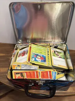 Pokemon Trading Cards, Lunch Box Full Of Pokemon Cards - Image 4