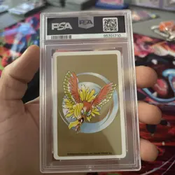 2000 Pokemon Gold Playing Cards Ho-Oh Ace of Spades #250 PSA 10 Gem Mint - Image 2