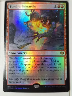 Tundra Fumarole - FOIL - Kaldheim - Magic the Gathering MTG Nice! - Image 1