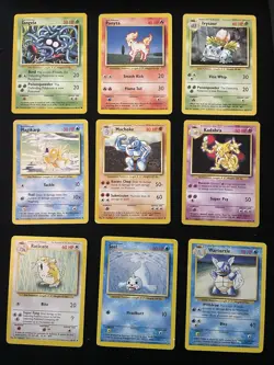 Pokemon TCG Base Set 4th print 1999-2000 22 card lot - uncommons and commons - Image 3
