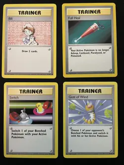 Pokemon TCG Base Set 4th print 1999-2000 22 card lot - uncommons and commons - Image 5