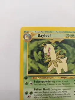 Bayleef 1st Edition 28/111 Neo Genesis Regular Pokemon Card English 2000 WOTC - Image 2