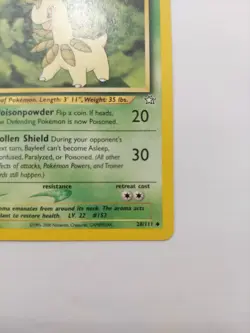Bayleef 1st Edition 28/111 Neo Genesis Regular Pokemon Card English 2000 WOTC - Image 4
