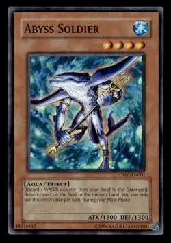 Crimson Crisis Abyss Soldier #CMC-EN001 Yu-Gi-Oh! TCG Single Card - Image 1