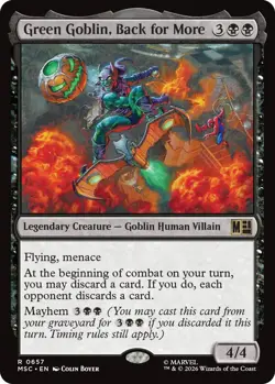 Green Goblin, Back for More - 657 / English / Near Mint MTG - Image 1