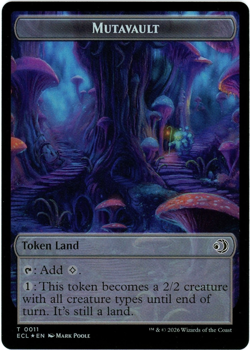 Elk / Mutavault Double-Sided Token (Foil) - Lorwyn Eclipsed ECL - MTG NM/M - Image 2
