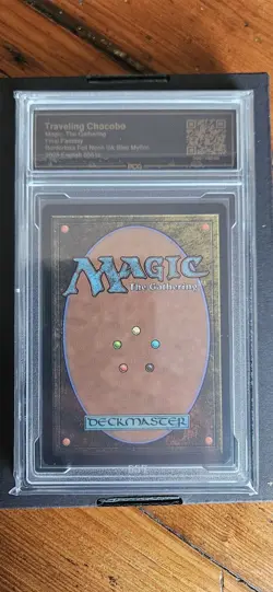 2025 MTG Final Fantasy EN #0551c Traveling Chocobo Neon Ink Blue Foil PCG 9.5 - Image 2