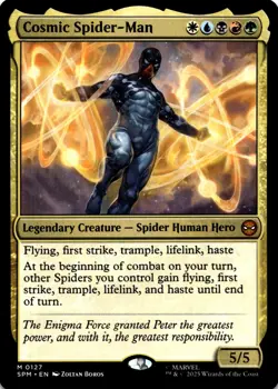 MTG Cosmic Spider-Man NON-FOIL NM 127 Marvel's Spider-Man - Image 1