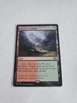 MTG Wooded Foothills (Rare) Modern Horizons 3 Regular N/M #M65 - Image 1