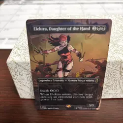 x1 Elektra, Daughter of the Hand (0326) - Foil - Borderless R MTG Marvel Super H - Image 1