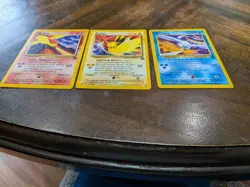 Pokemon Movie Legendary Birds Cards - Image 1