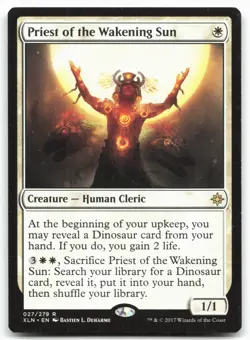 MTG Priest of the Wakening Sun R Ixalan 27 MP - Image 1
