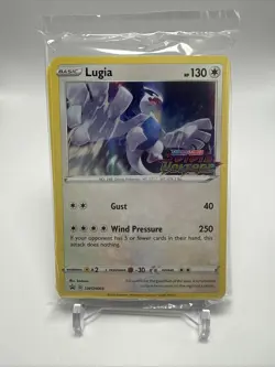 Pokemon TCG Vivid Voltage Sealed Stamped Lugia Prerelease Promo Pack SWSH069 - Image 1