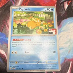 Pokemon Psyduck 039/217 Stellar Crown League Promo Holo Basic 70 HP EN 2026 - Image 1