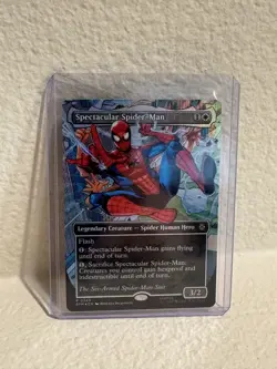 MTG Spectacular Spider-Man (0240) (Borderless) (Textured Foil) The Six-Arm Suit - Image 3