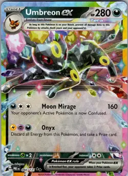 Umbreon ex 060/131 Holo Double Rare Pokemon NM/M - Image 1