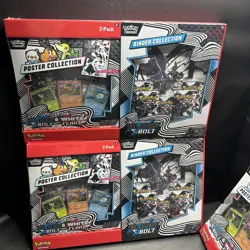 *NEW Pokemon TCG: S&V - Black Bolt/White Flare Binder/Poster Collection LOT OF 4 - Image 3