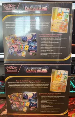 Chaos Rising Pokemon Center ETB X2 Sealed 2 Sealed Pokemon Center ETB’s - Image 3
