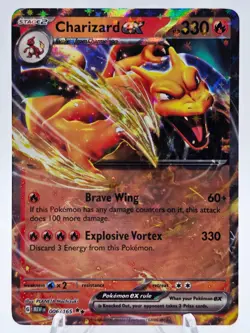 Charizard ex 006/165 Pokemon TCG Scarlet & Violet 151 Double Rare Holo NM - Image 1