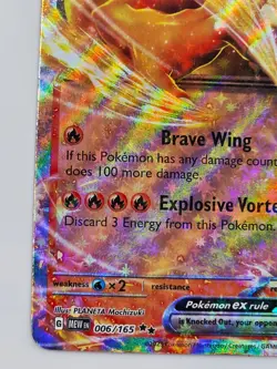 Charizard ex 006/165 Pokemon TCG Scarlet & Violet 151 Double Rare Holo NM - Image 5