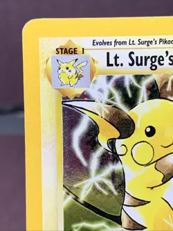 Pokemon TCG 1st Edition Lt. Surge's Raichu 11/132 Gym Challenge Holo VTG WOTC - Image 2