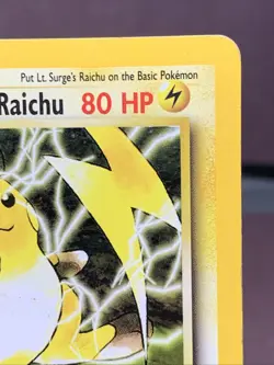 Pokemon TCG 1st Edition Lt. Surge's Raichu 11/132 Gym Challenge Holo VTG WOTC - Image 3