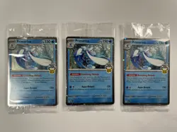 Pokemon TCG Primarina 020/084 Pitch Black Stamped Promo SEALED (Lot of 3) - Image 1
