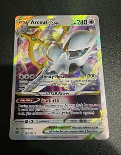 The Pokemon Company Arceus VSTAR 123/172 Brilliant Stars Ultra Rare Holo EN - Image 1